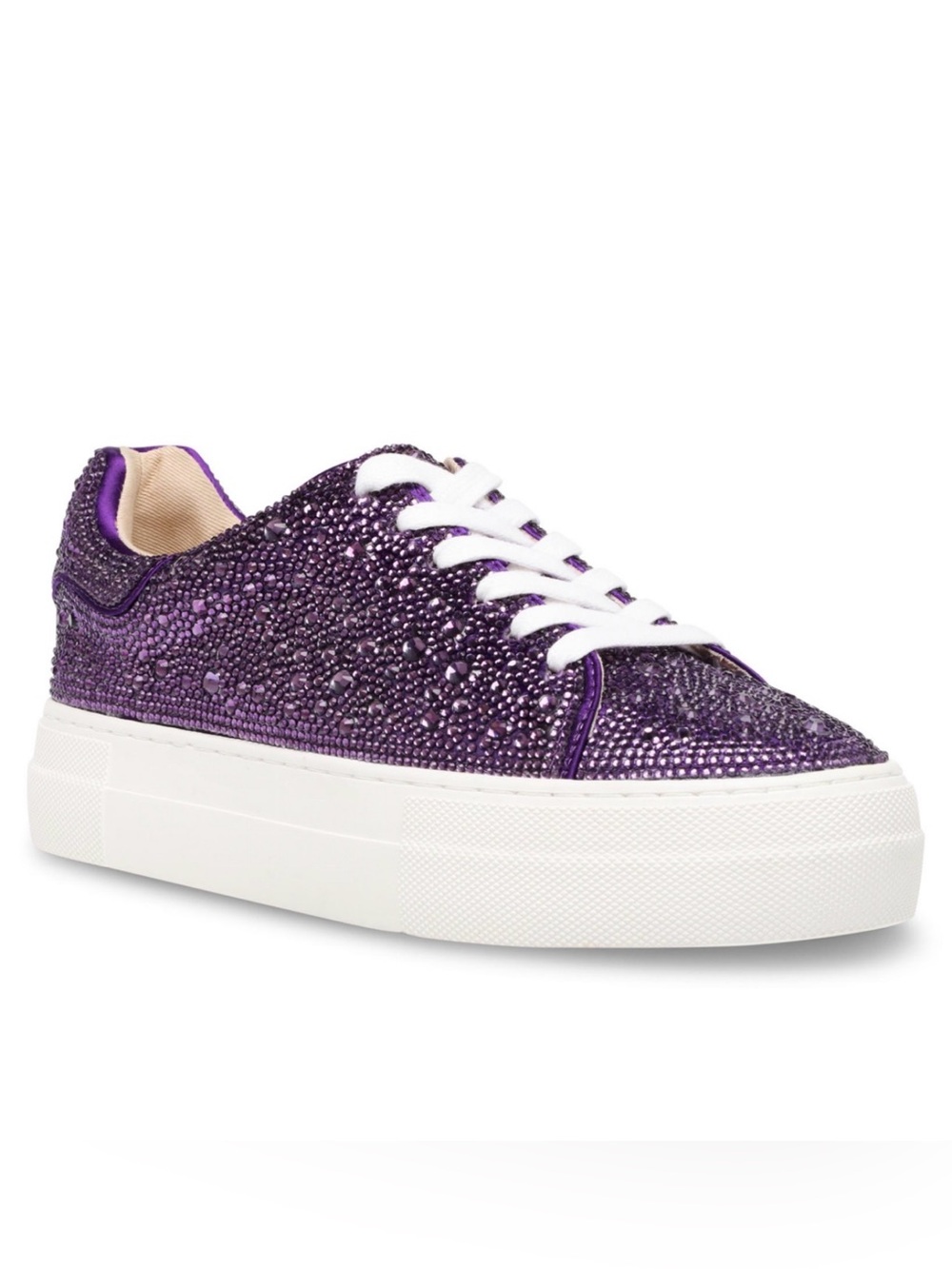 Betsy Johnson Purple Rhinestone Sneaker